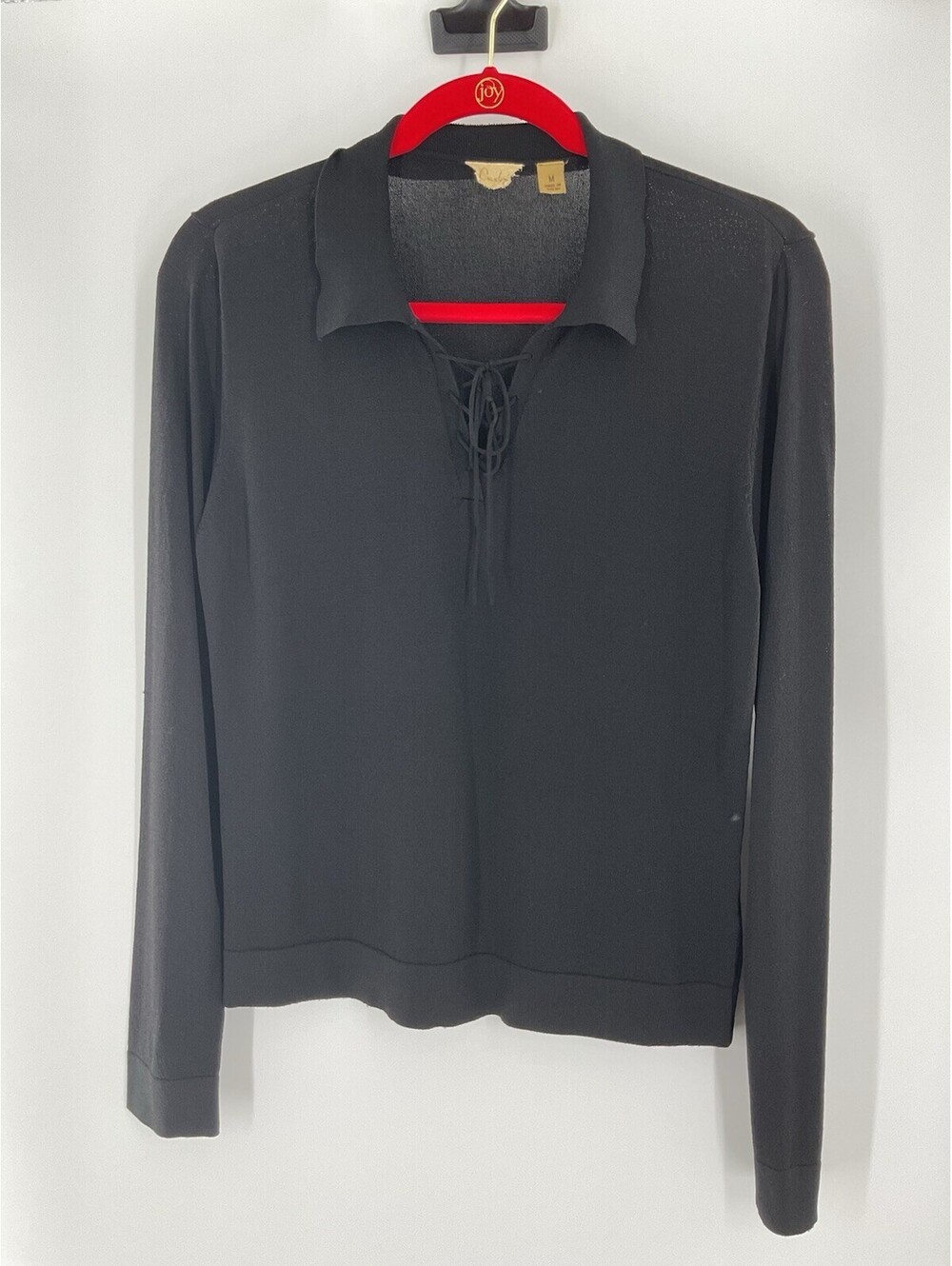 Caslon Women’s Black Knit Blouse Size Medium 117